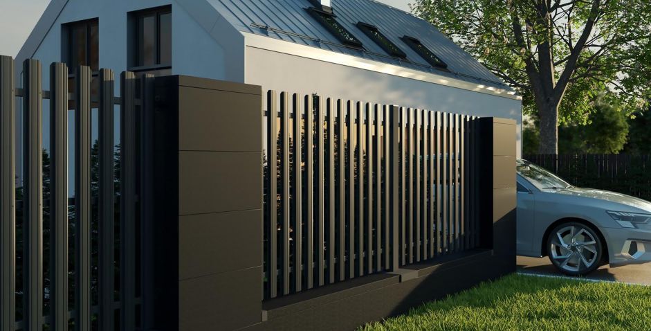 Aluzinc standard staket