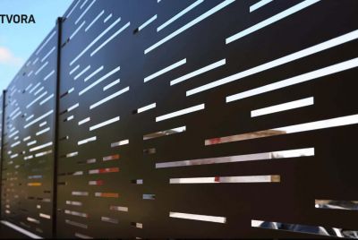 Modernt villastaket PB003