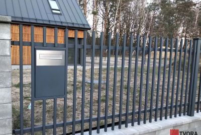 Palissadstängsel industri och villastaket